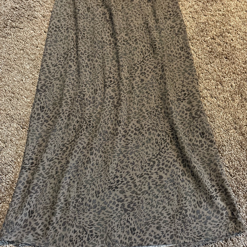 A New Day Leopard Print Maxi Skirt